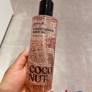 pink body oil