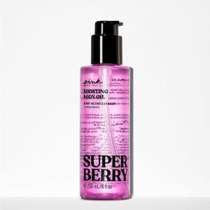 pink body oil