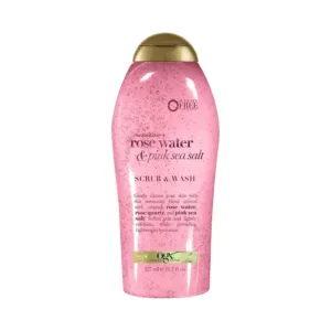 Rose Water Pink Sea Salt Scrub Ghana – Gentle Sensitive Body Wash