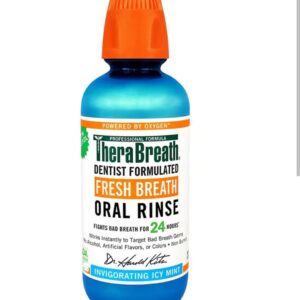 TheraBreath Fresh Breath Oral Rinse – Alcohol‑Free Mouthwash for Long‑Lasting Fresh Breath