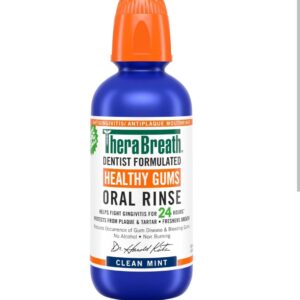 TheraBreath Healthy Gums Oral Rinse – Alcohol‑Free Mouthwash to Fight Gingivitis