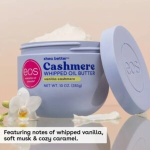eos Cashmere Whipped Oil Butter – Vanilla‑Scented Deep Hydration Body Butter