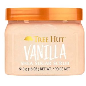 Tree Hut Vanilla Shea Sugar Scrub – Exfoliating & Hydrating Body Scrub