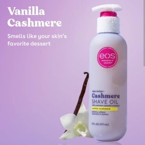 eos Cashmere Shave Oil Vanilla Cashmere – Ultra Moisturizing Shaving Oil