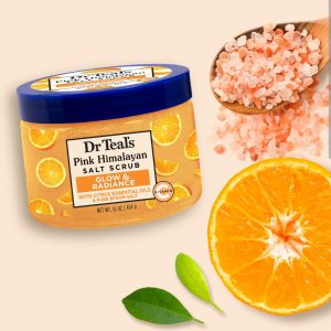 Dr Teal’s Pink Himalayan Salt Scrub – Exfoliating & Detoxifying Body Polish